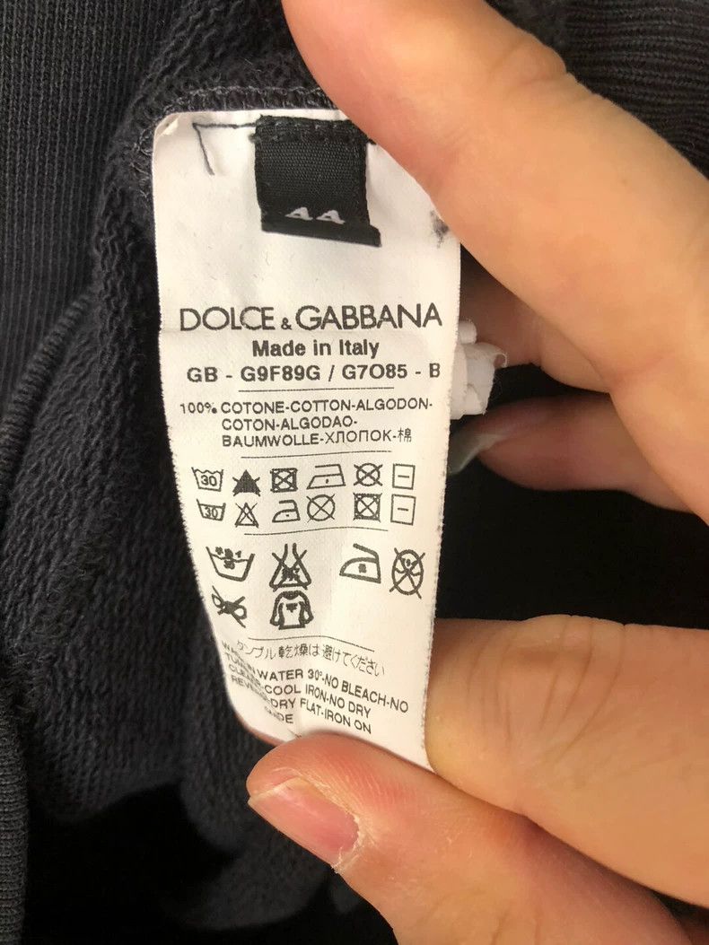 Dolce & Gabbana DG Black Hoodie with Zip Detail Size US L / EU 52-54 / 3 - 7 Thumbnail