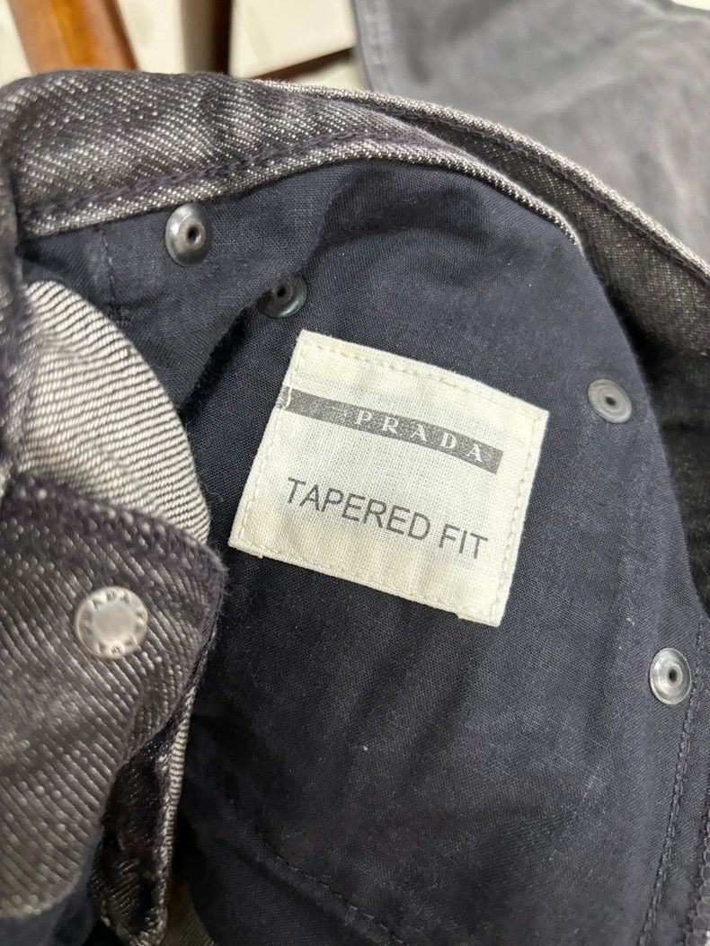 Prada Classic Prada Denim Jeans with Leather Label Size US 29 - 7 Thumbnail