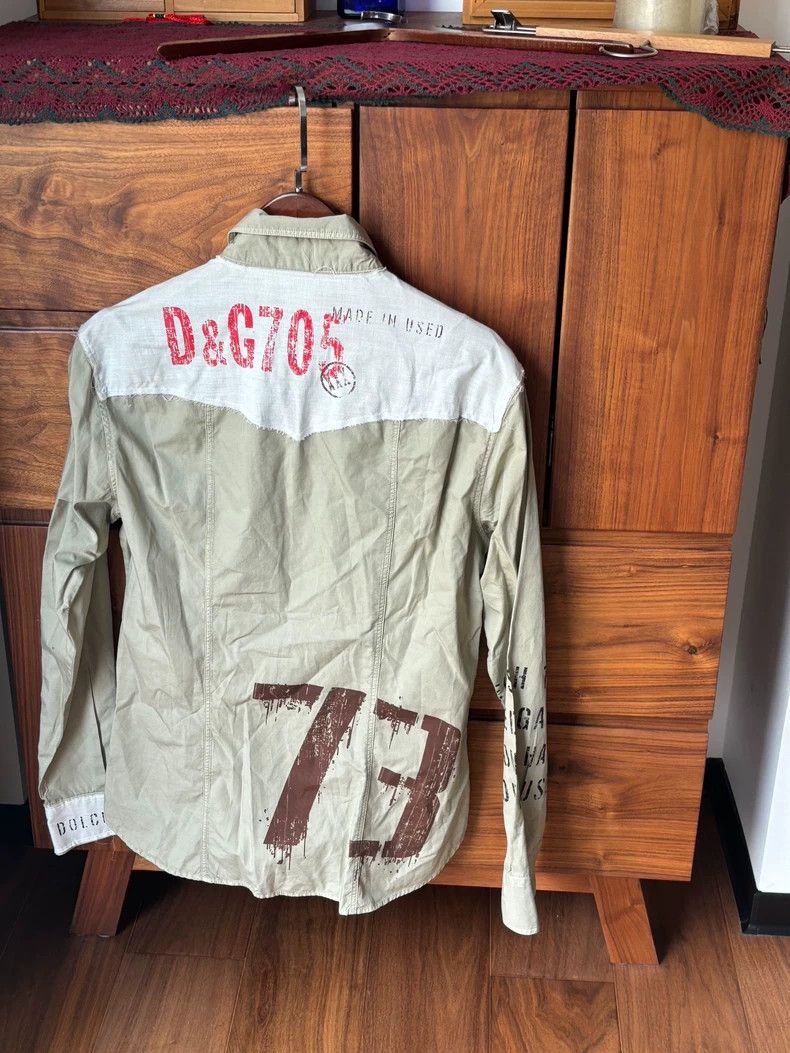 Dolce & Gabbana Long Sleeve DG Shirt Made in Italy Size US M / EU 48-50 / 2 - 2 Thumbnail