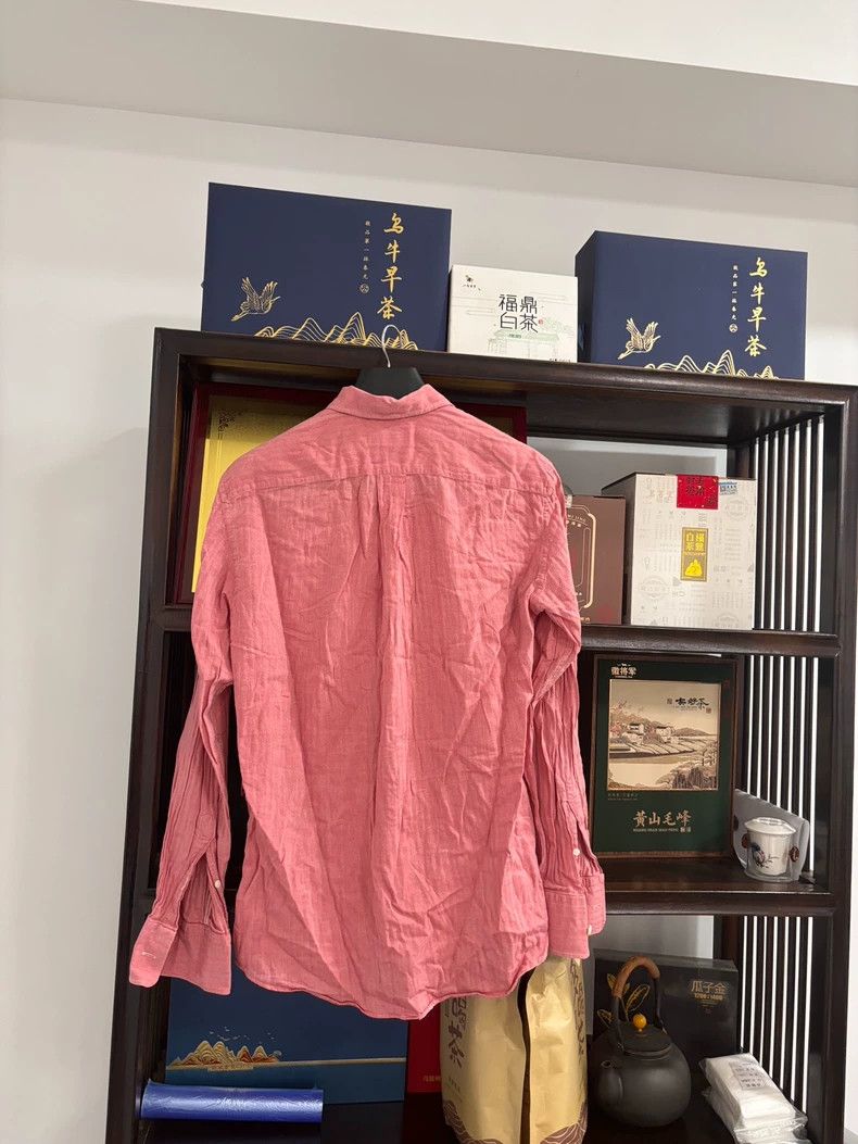 Ermenegildo Zegna Ermenegildo Zegna Casual Long Sleeve Shirt Size US M / EU 48-50 / 2 - 2 Thumbnail
