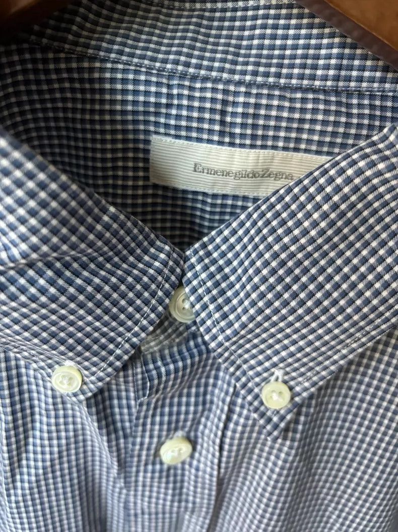 Ermenegildo Zegna Ermenegildo Zegna Casual Long Sleeve Shirt Size US L / EU 52-54 / 3 - 5 Thumbnail