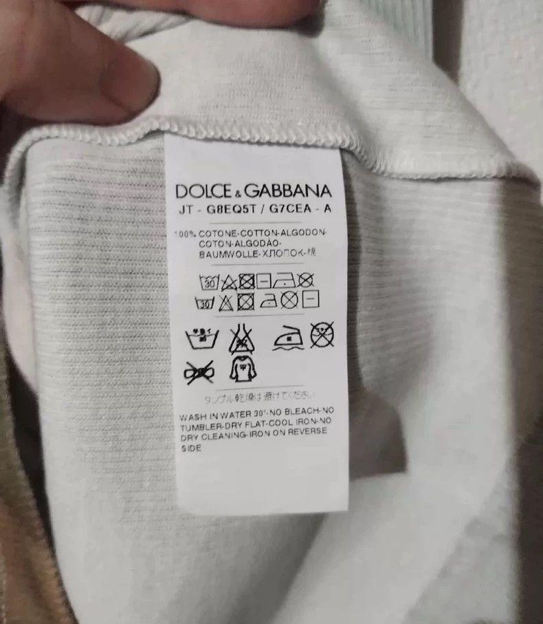 Dolce & Gabbana Dolce&Gabbana Short Sleeve T-Shirt for Men Size US M / EU 48-50 / 2 - 3 Thumbnail