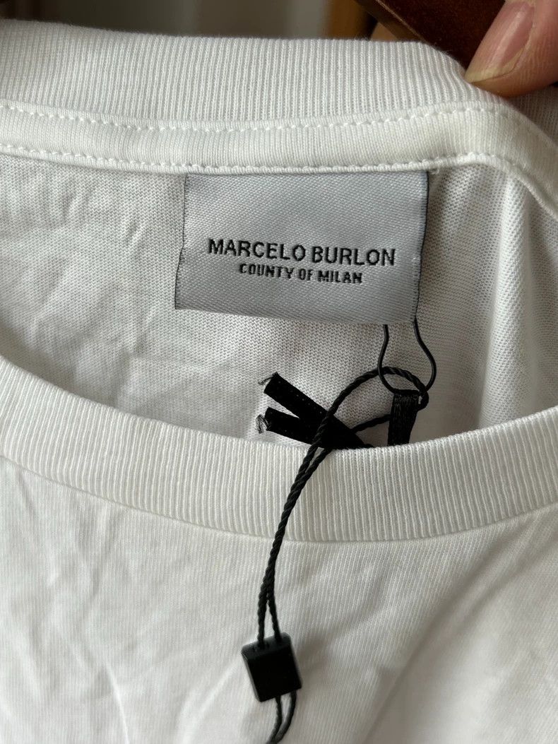 Marcelo Burlon Marcelo Burlon Men's Short Sleeve T-Shirt Size US S / EU 44-46 / 1 - 3 Thumbnail