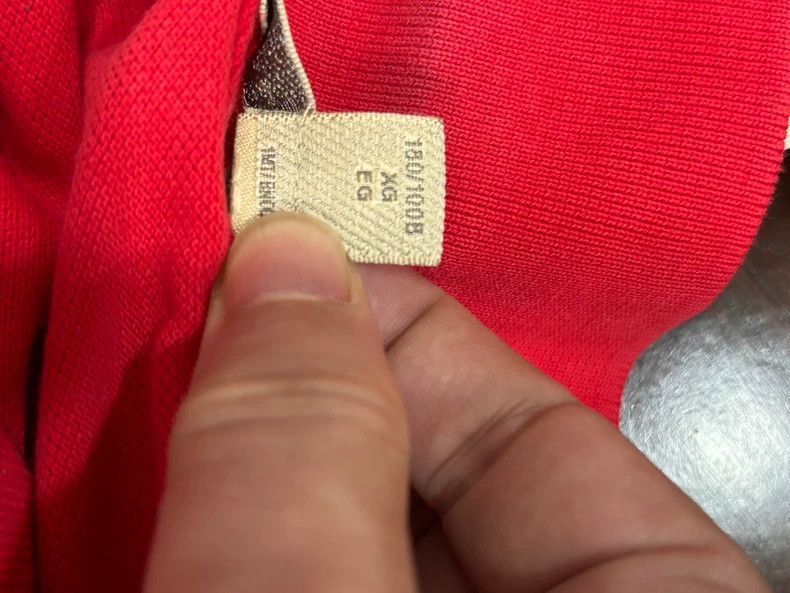 Burberry Burberry Red Short Sleeve Polo Shirt Size US XL / EU 56 / 4 - 6 Thumbnail