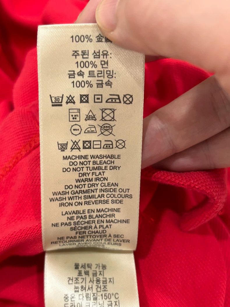 Burberry Burberry Red Short Sleeve Polo Shirt Size US XL / EU 56 / 4 - 8 Thumbnail