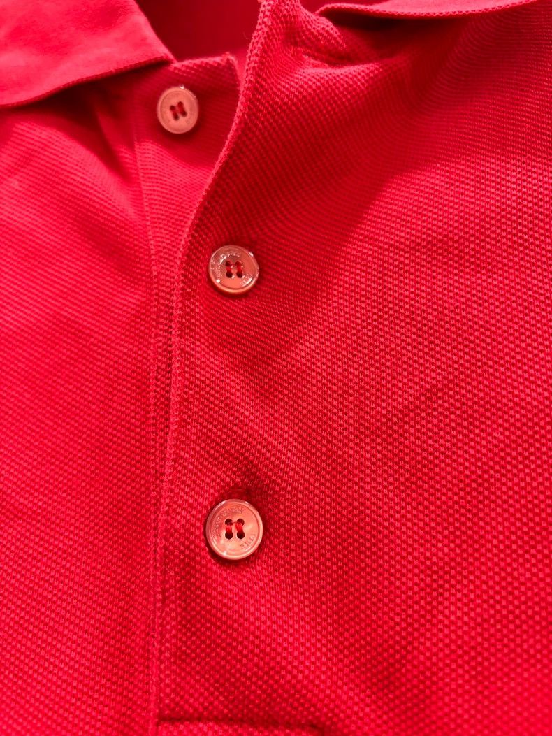 Burberry Burberry Red Short Sleeve Polo Shirt Size US XL / EU 56 / 4 - 4 Thumbnail