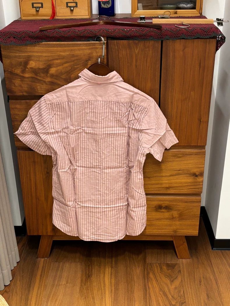 Emporio Armani Boss Short Sleeve Pink Shirt Size US M / EU 48-50 / 2 - 2 Thumbnail
