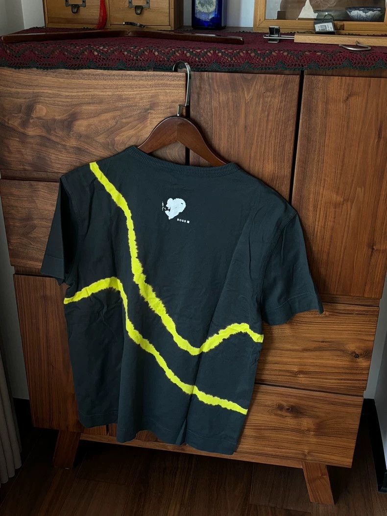 Emporio Armani Boss Short Sleeve T-Shirt with Yellow Design Size US M / EU 48-50 / 2 - 2 Thumbnail