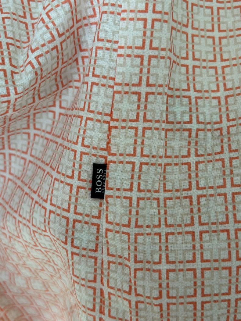 Emporio Armani Boss Short Sleeve Shirt in Light Fabric Size US S / EU 44-46 / 1 - 4 Thumbnail
