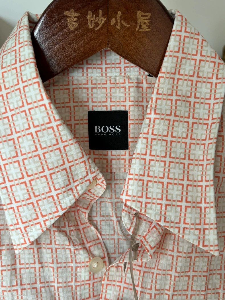 Emporio Armani Boss Short Sleeve Shirt in Light Fabric Size US S / EU 44-46 / 1 - 3 Thumbnail