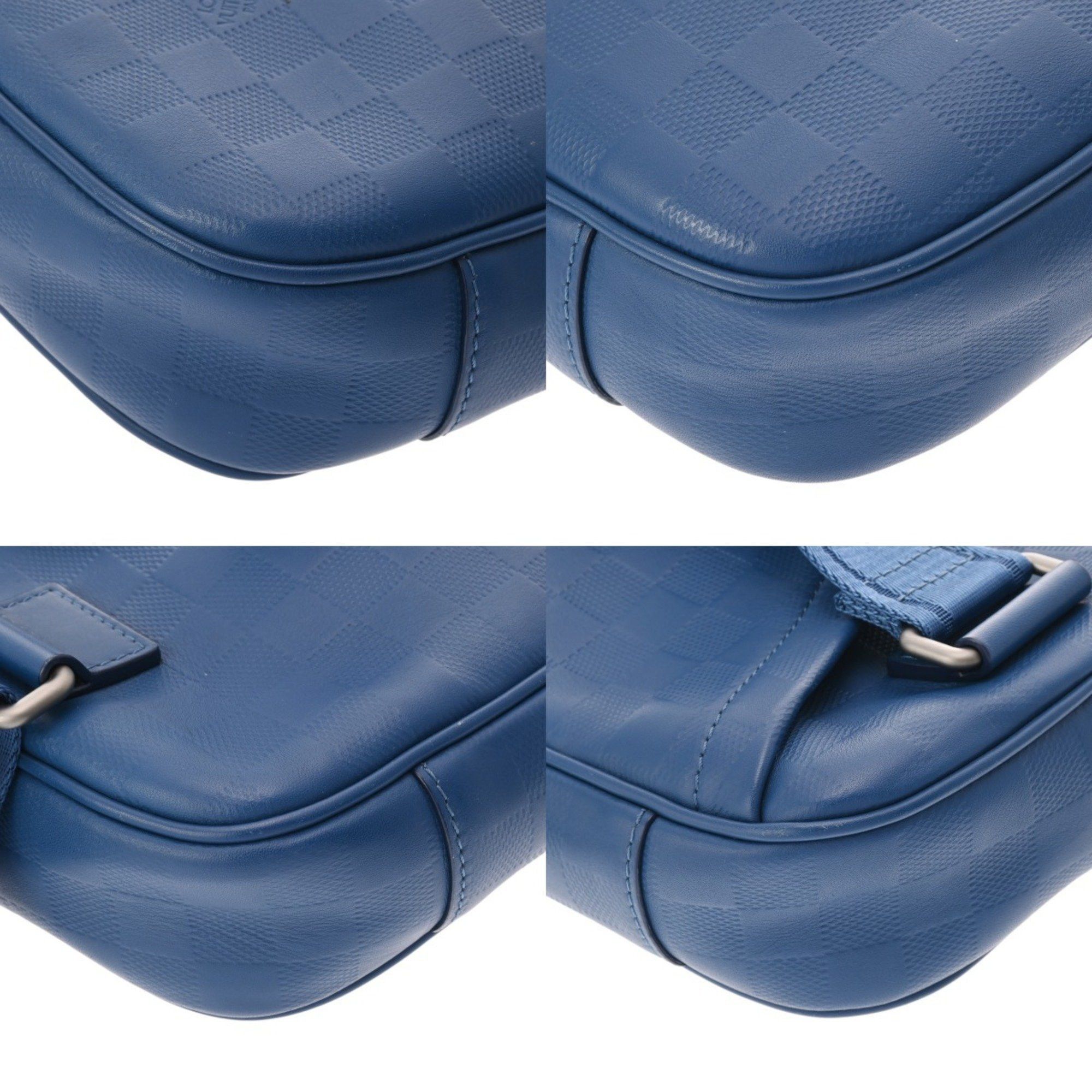 Louis Vuitton LOUIS VUITTON Damier Infini Umbrella Neptune N41354 Men's Leather Body Bag Size ONE SIZE - 7 Thumbnail