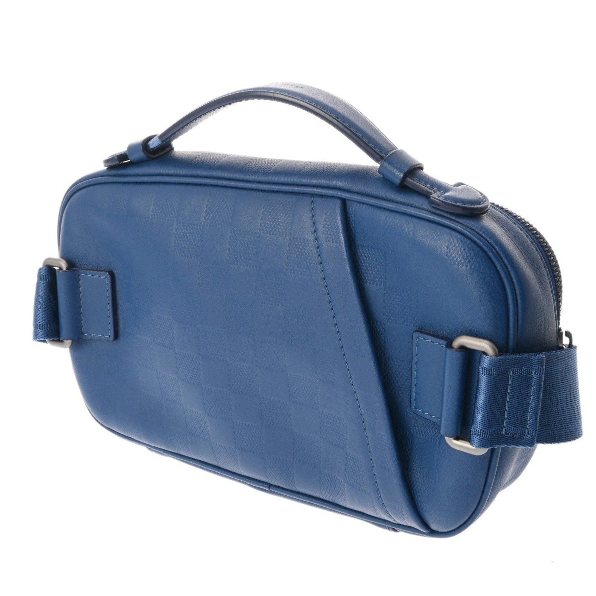 Louis Vuitton LOUIS VUITTON Damier Infini Umbrella Neptune N41354 Men's Leather Body Bag Size ONE SIZE - 3 Thumbnail