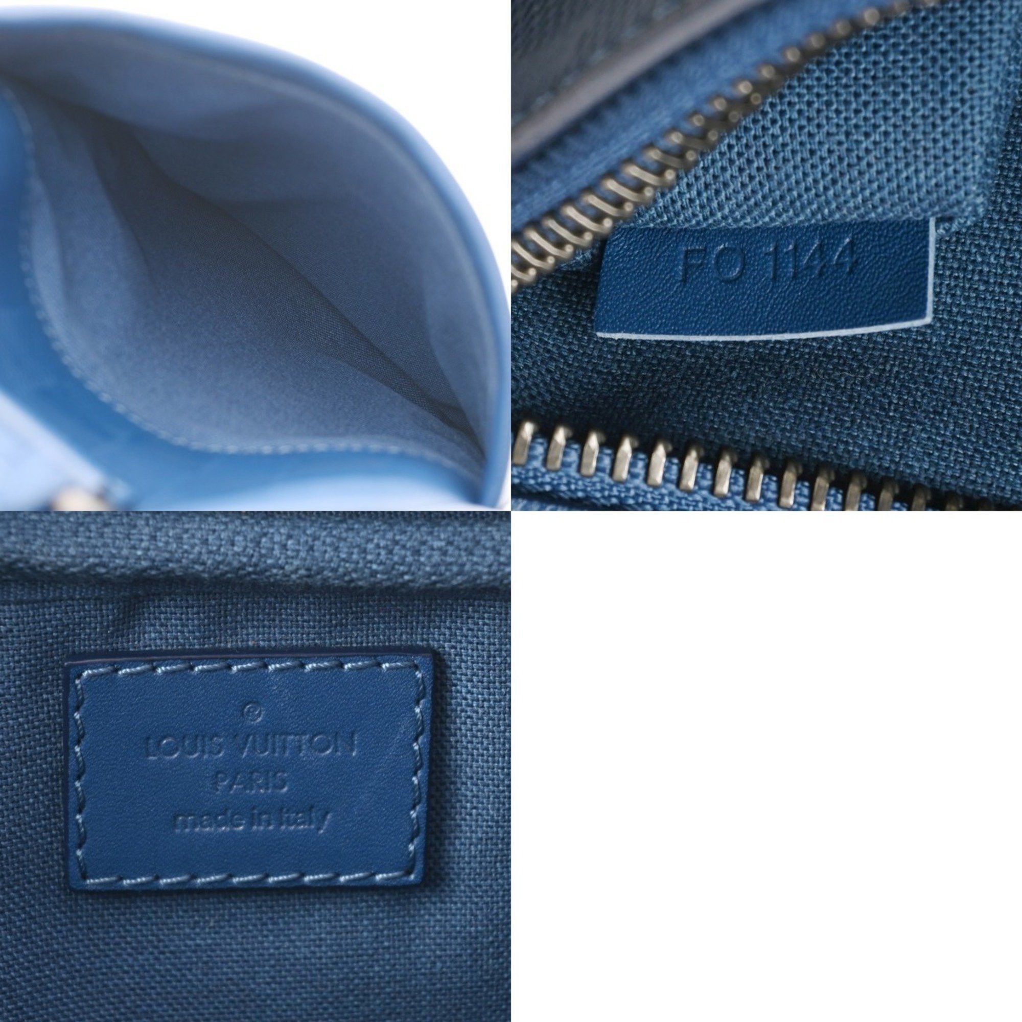 Louis Vuitton LOUIS VUITTON Damier Infini Umbrella Neptune N41354 Men's Leather Body Bag Size ONE SIZE - 10 Thumbnail
