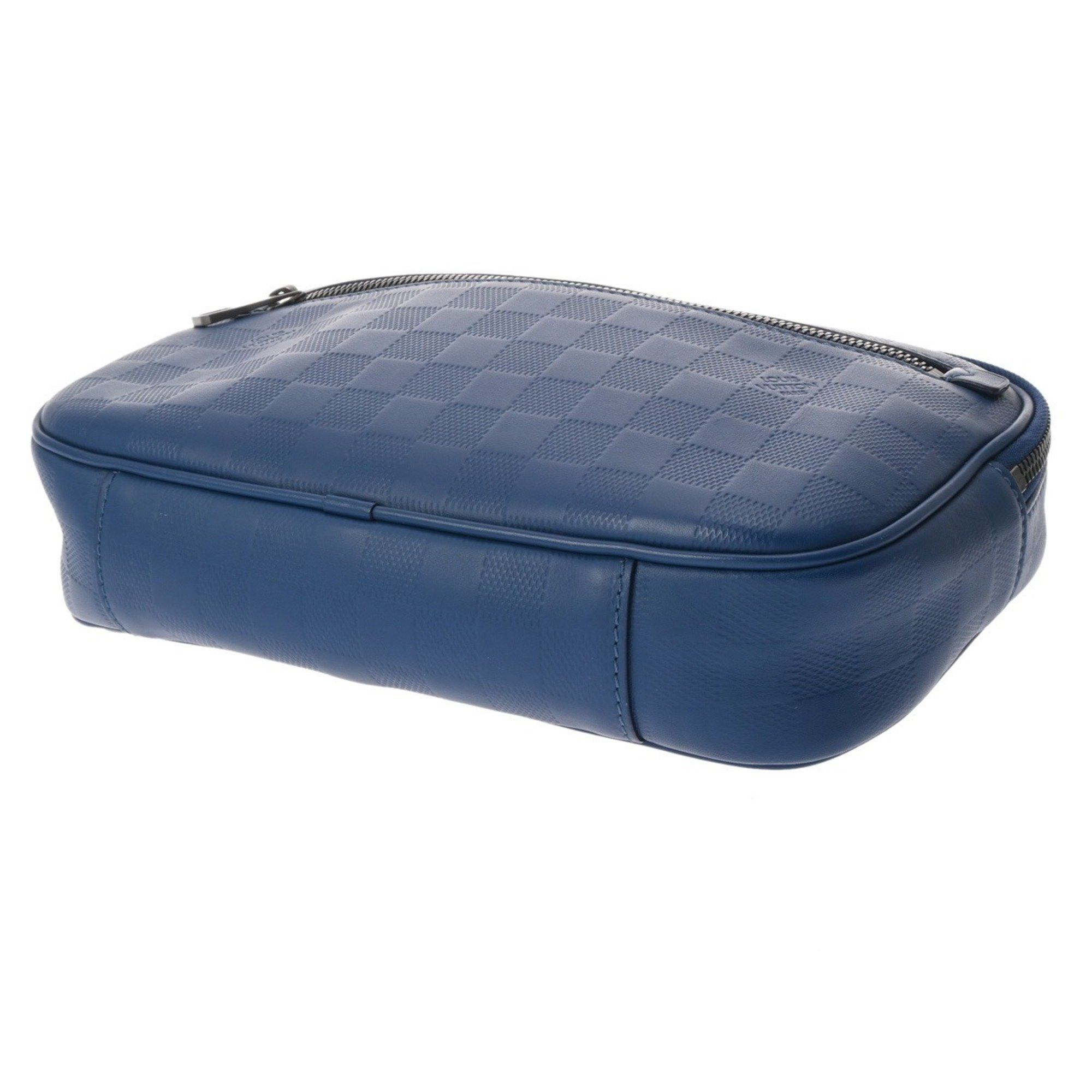 Louis Vuitton LOUIS VUITTON Damier Infini Umbrella Neptune N41354 Men's Leather Body Bag Size ONE SIZE - 6 Thumbnail