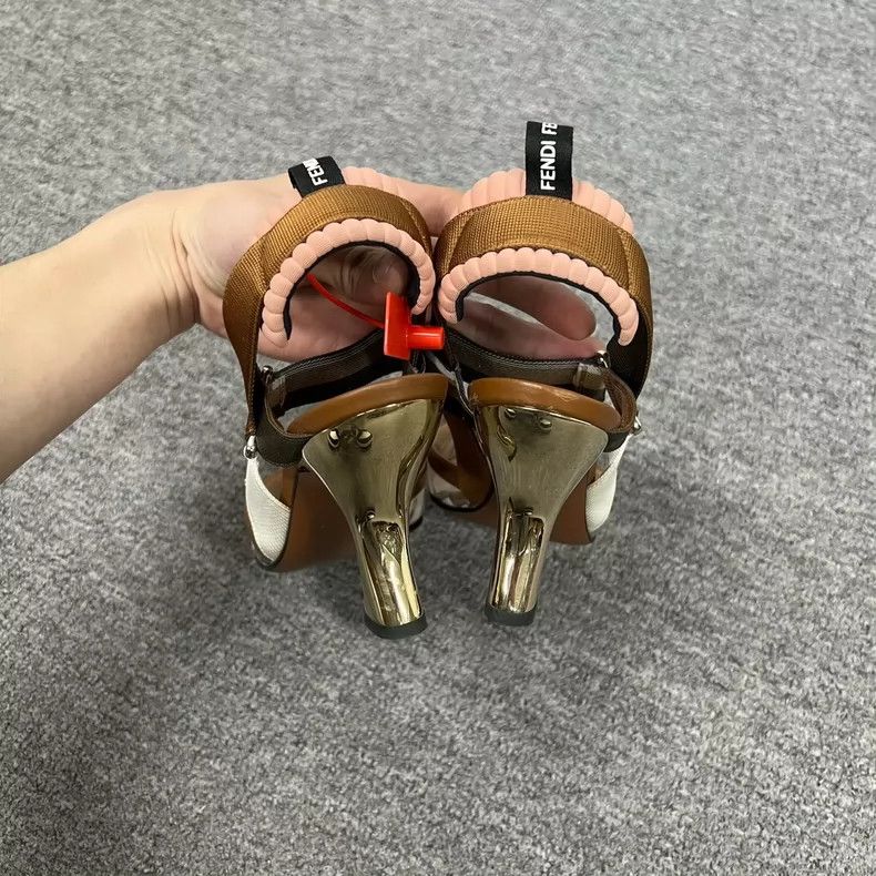 Fendi Fendi Double F High Heels Size 37 Size US 6 / IT 36 - 3 Thumbnail
