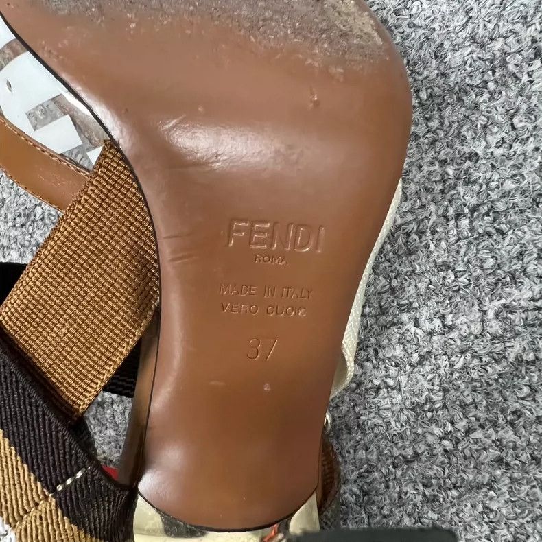 Fendi Fendi Double F High Heels Size 37 Size US 6 / IT 36 - 6 Thumbnail
