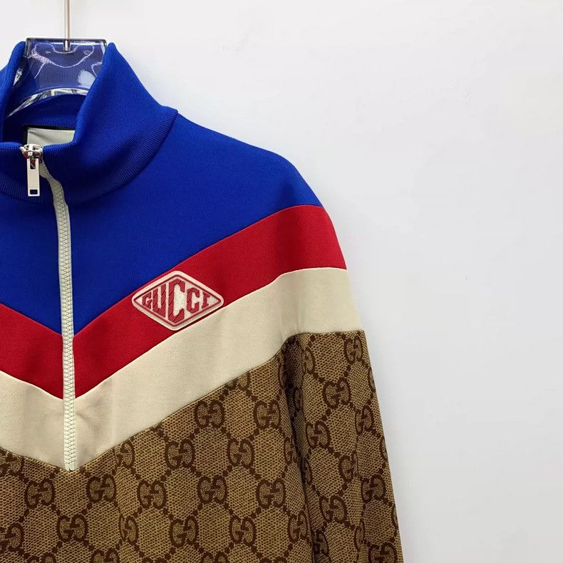 Gucci Gucci Brown Stripe Logo Half-Zip Long Sleeve Dress Size M / US 6-8 / IT 42-44 - 3 Thumbnail