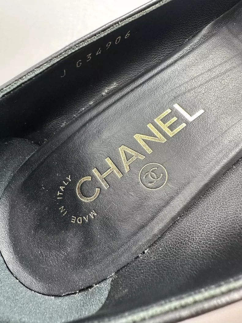 Chanel Chanel Black High Heel Shoes with Logo Size US 10 / EU 43 - 8 Thumbnail