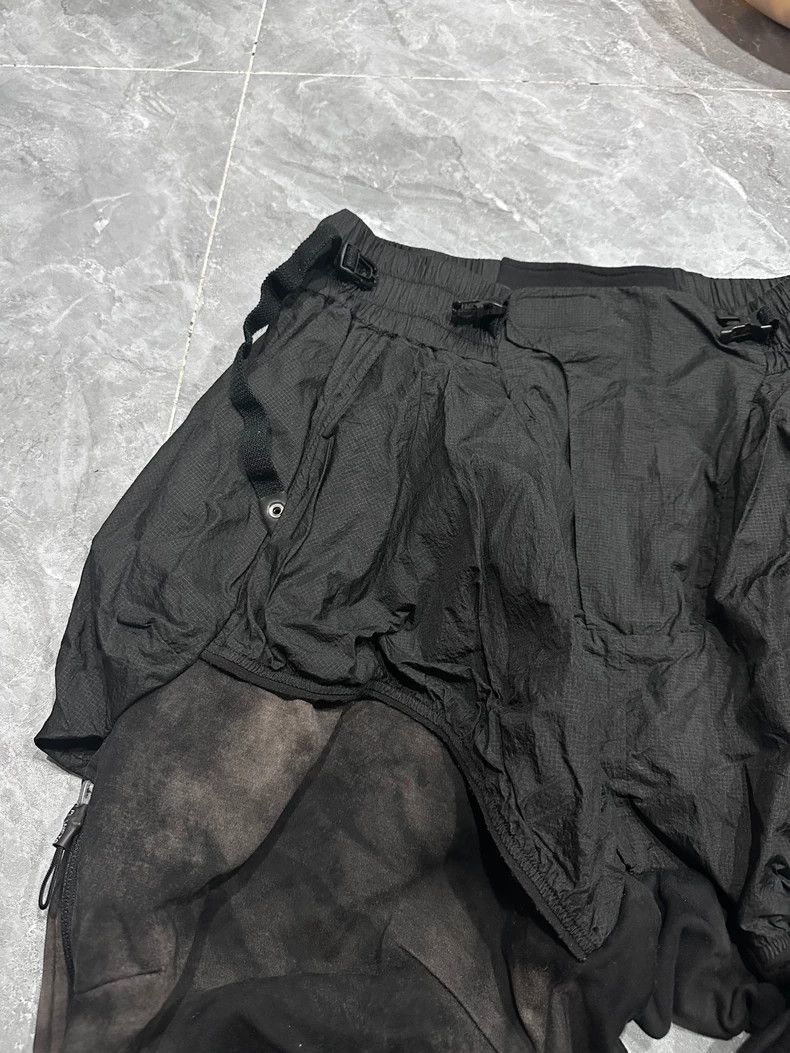 Rick Owens Black Washed Nylon Long Pants Size US 26 / EU 42 - 3 Thumbnail