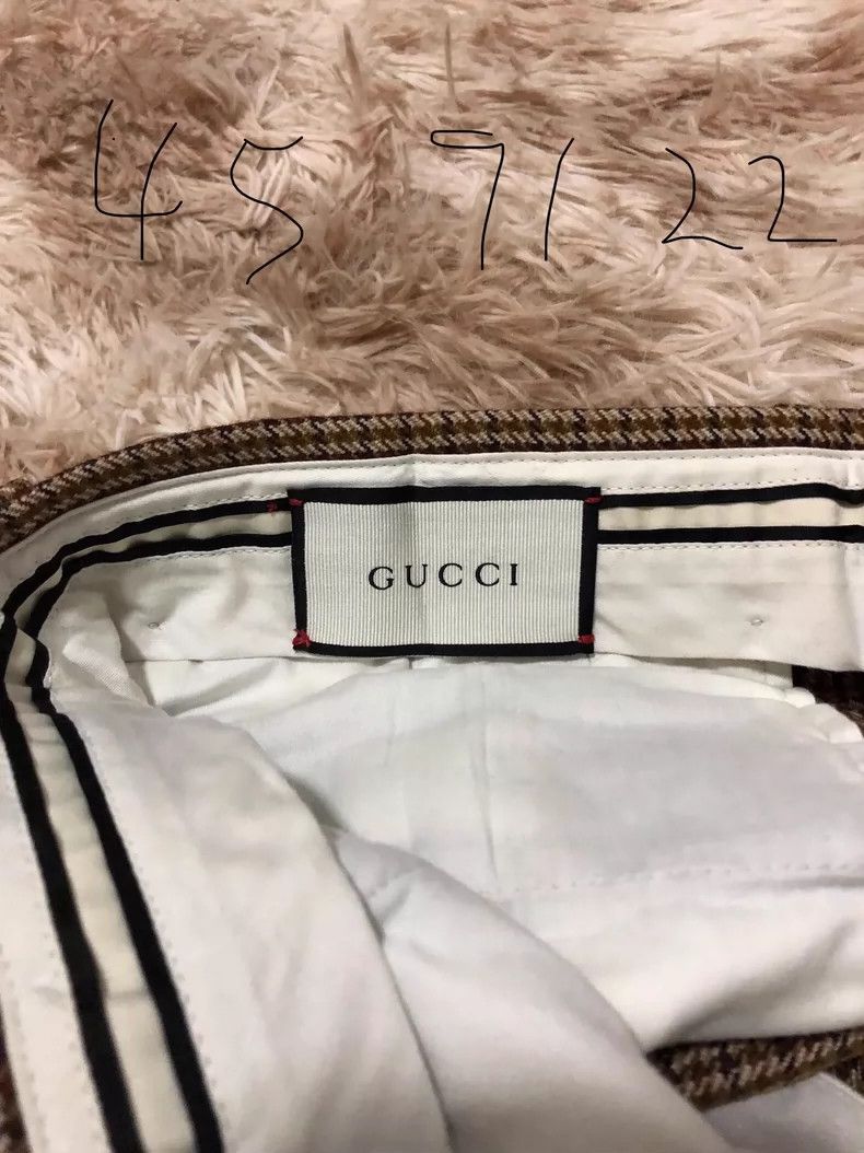Gucci Gucci Men's Checked Trousers in Good Condition Size US 44 / EU 60 - 3 Thumbnail