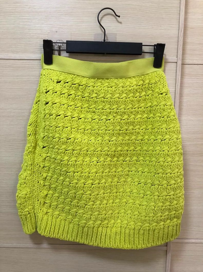 Bottega Veneta Bottega Veneta Kiwi Knit Skirt XS Size 26" / US 2 / IT 38 - 2 Thumbnail