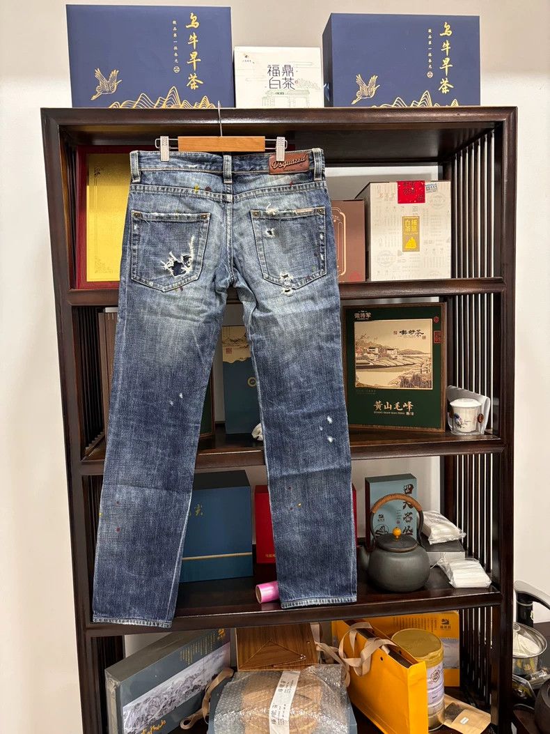 Dsquared2 dsquared2 Low Waist Slim Fit Jeans Size US 44 / EU 60 - 2 Thumbnail