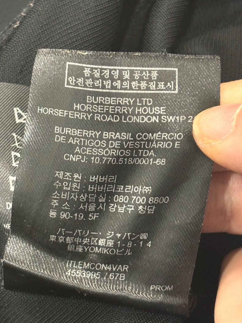Burberry Burberry Black High-End Slim Fit Pants Size US 44 / EU 60 - 9 Thumbnail