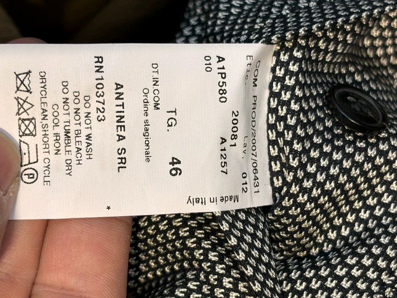 Emporio Armani EAMen's Cotton and Silk Pants Size US 44 / EU 60 - 4 Thumbnail