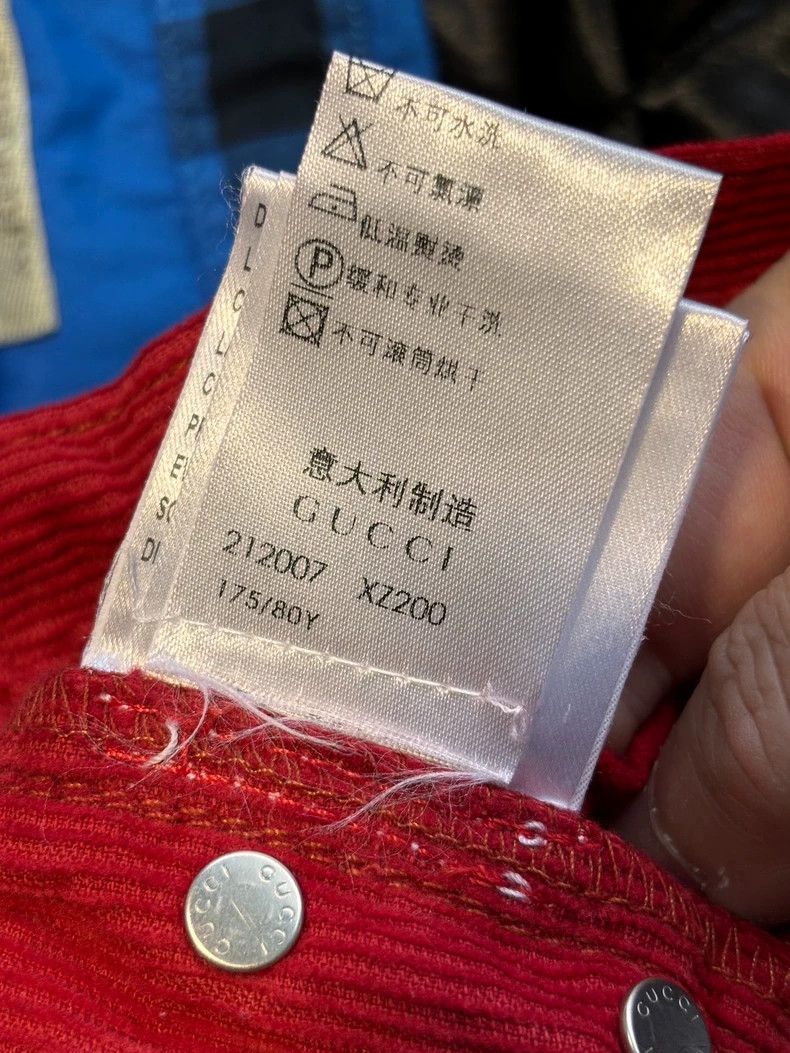 Gucci Gucci Casual Red Pants Size 46 Size US 44 / EU 60 - 6 Thumbnail