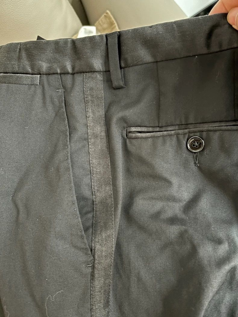 Dolce & Gabbana Casual Wool Pants with Silk Trim Size US 44 / EU 60 - 4 Thumbnail