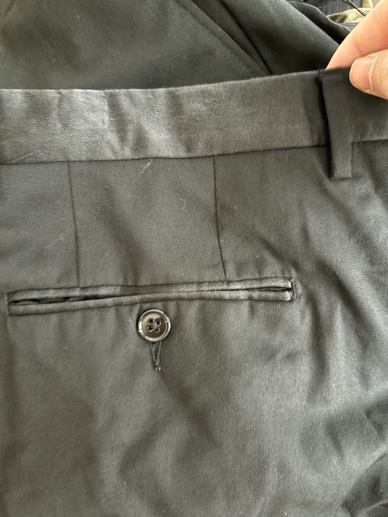 Dolce & Gabbana Casual Wool Pants with Silk Trim Size US 44 / EU 60 - 3 Thumbnail