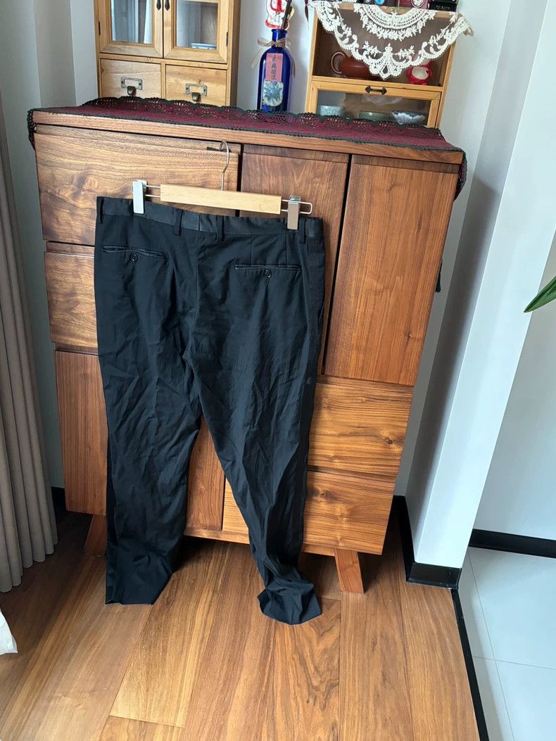 Dolce & Gabbana Casual Wool Pants with Silk Trim Size US 44 / EU 60 - 2 Thumbnail