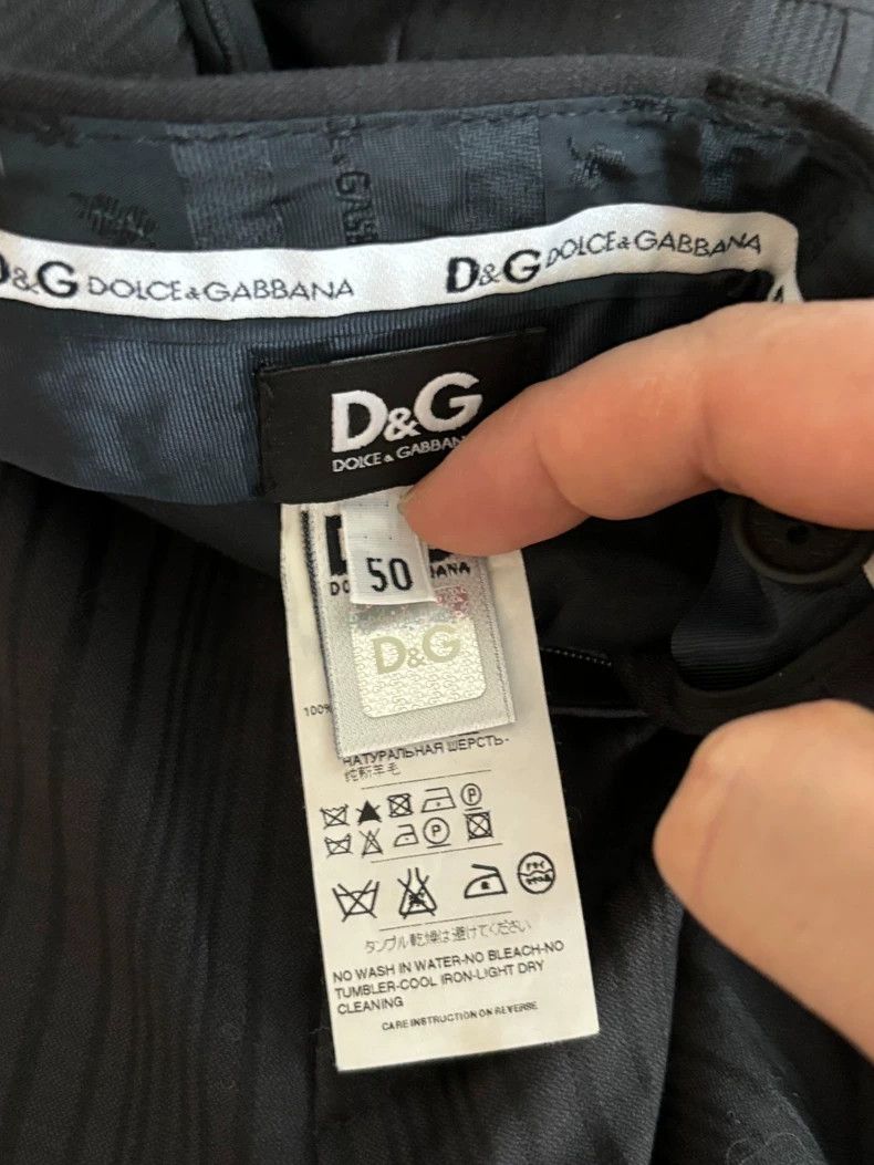 Dolce & Gabbana DG Wool Casual Trousers with Stripes Size US 44 / EU 60 - 5 Thumbnail
