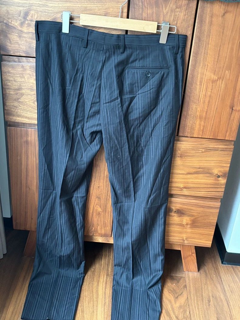 Dolce & Gabbana DG Wool Casual Trousers with Stripes Size US 44 / EU 60 - 2 Thumbnail