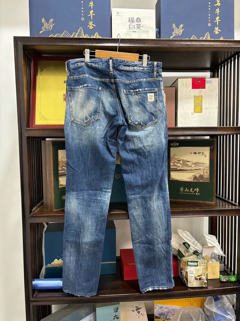 Dsquared2 dsquared2 Blue Denim Jeans with Low Waist Size US 44 / EU 60 - 2 Thumbnail