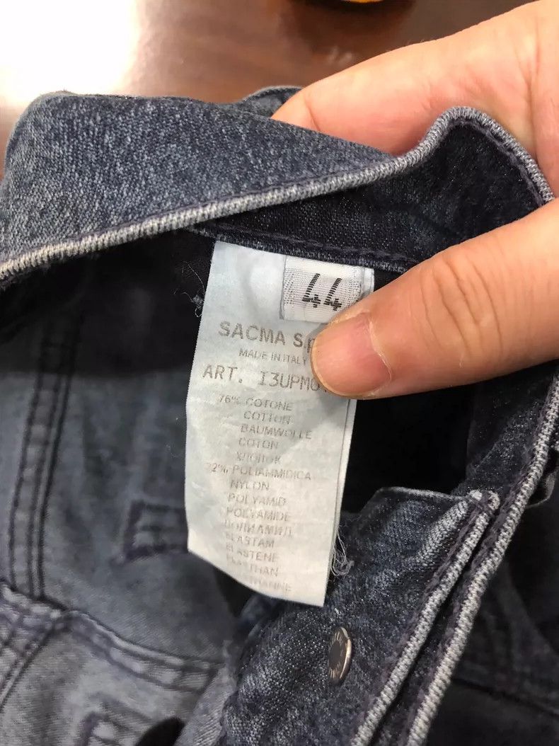 Emporio Armani Thick Casual Denim Pants Made in Italy Size US 44 / EU 60 - 3 Thumbnail