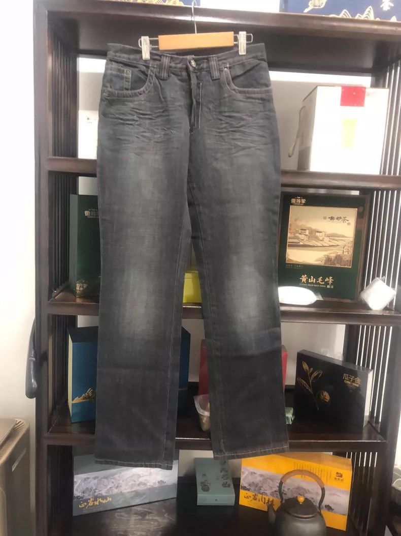 Emporio Armani Thick Casual Denim Pants Made in Italy Size US 44 / EU 60 - 6 Thumbnail