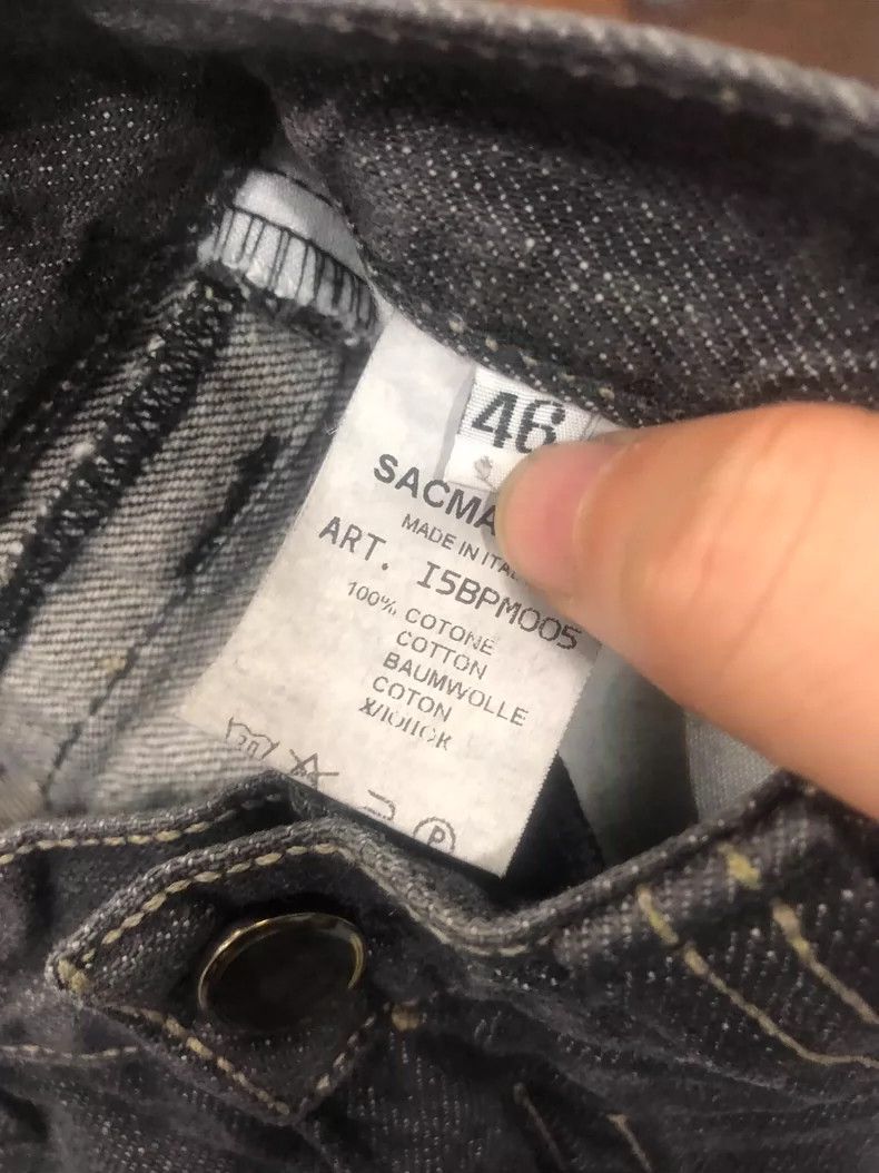 Emporio Armani Thick Casual Denim Pants Made in Italy Size US 44 / EU 60 - 8 Thumbnail