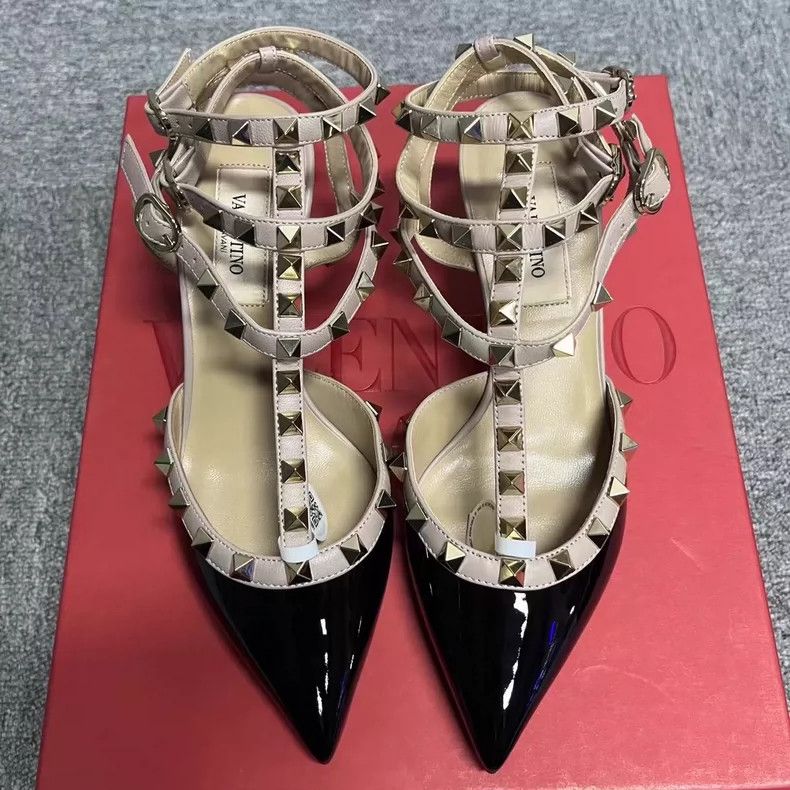 Valentino Valentino Black Patent Leather High Heels Size US 5 / IT 35 - 2 Thumbnail