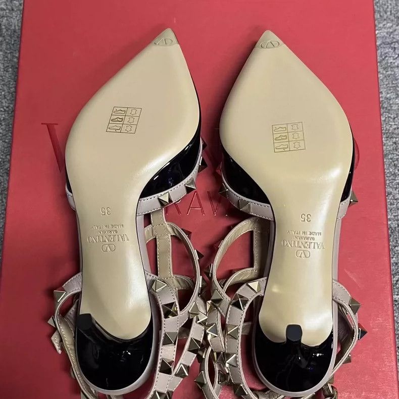 Valentino Valentino Black Patent Leather High Heels Size US 5 / IT 35 - 5 Thumbnail