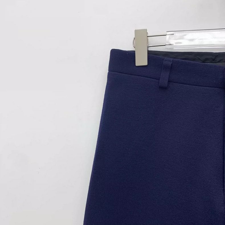 Balenciaga Balenciaga Deep Blue Wool Casual Pants Size US 44 / EU 60 - 3 Thumbnail