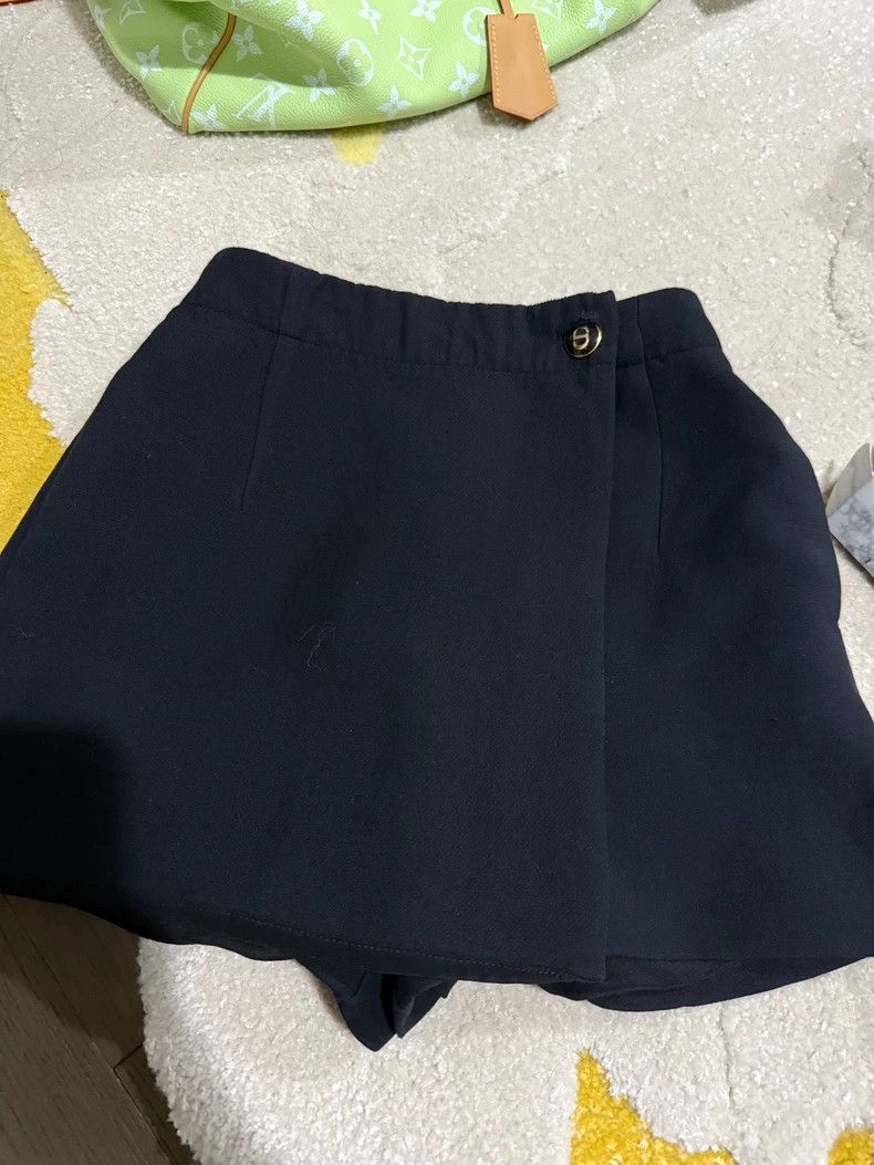 Dior Dior Silk Black Skirt Pants XS Size 22" - 2 Thumbnail