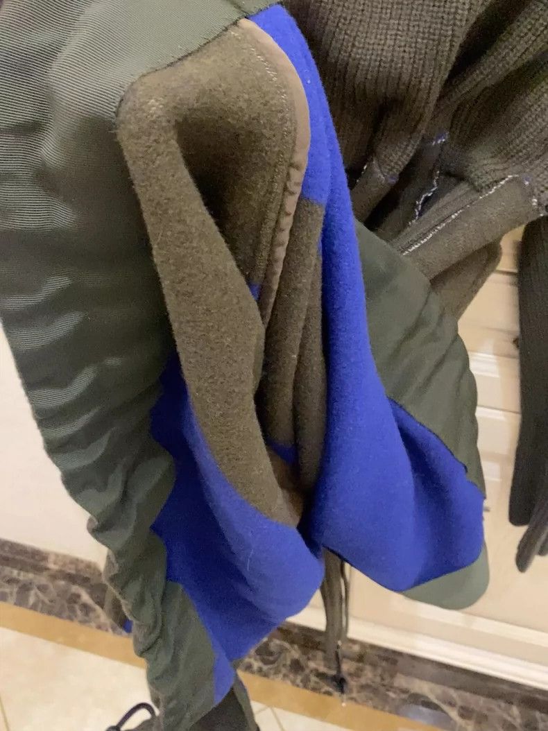 Sacai Sacai Mixed Fabric Coat with Hood Size US M / EU 48-50 / 2 - 4 Thumbnail