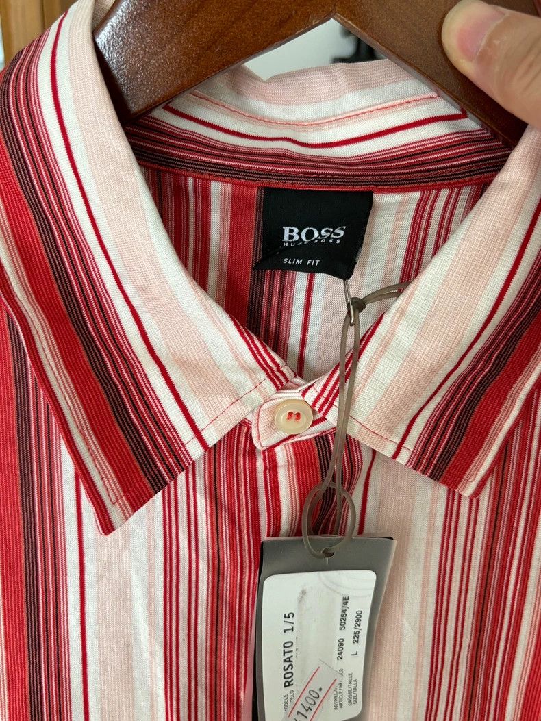 Emporio Armani BOSS Short Sleeve Striped T-Shirt New Size US L / EU 52-54 / 3 - 3 Thumbnail