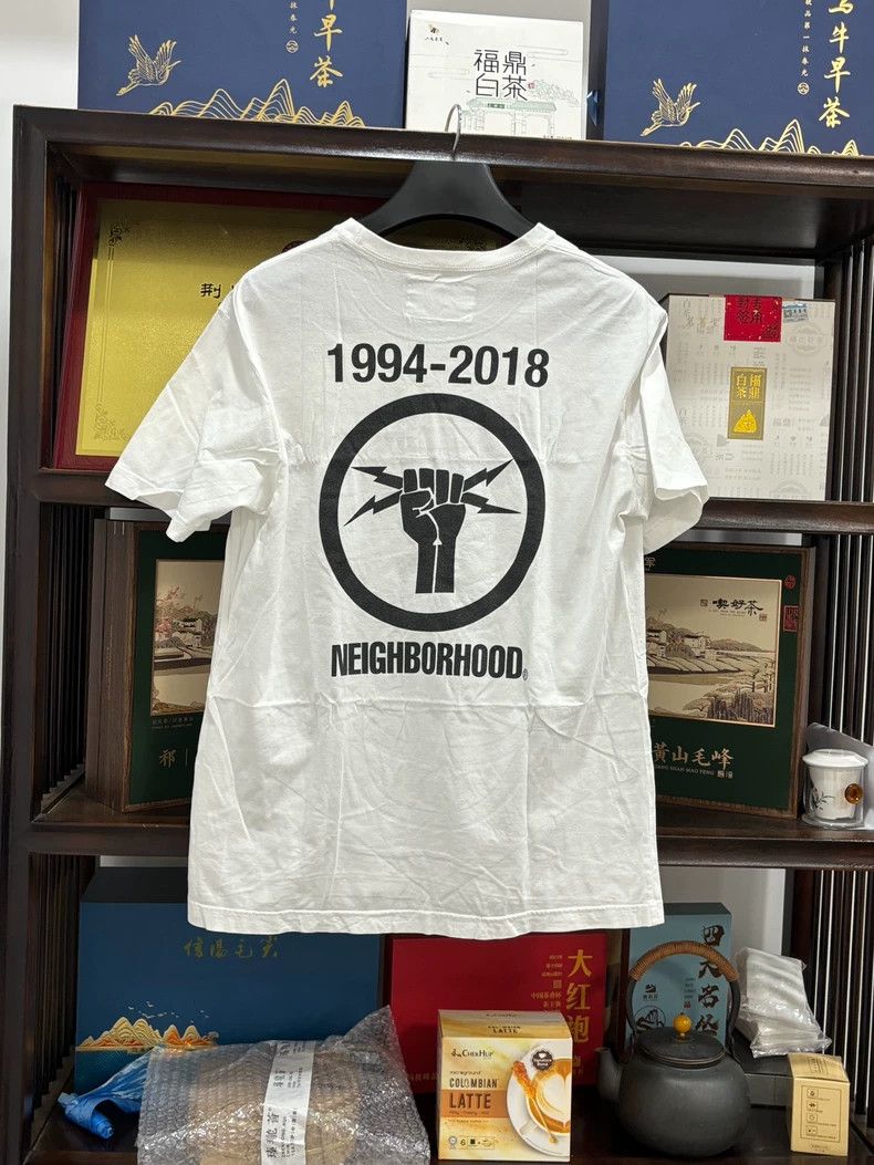 Neighborhood NEIGHBORHOOD Lightning Logo Short Sleeve T-shirt Size US M / EU 48-50 / 2 - 2 Thumbnail