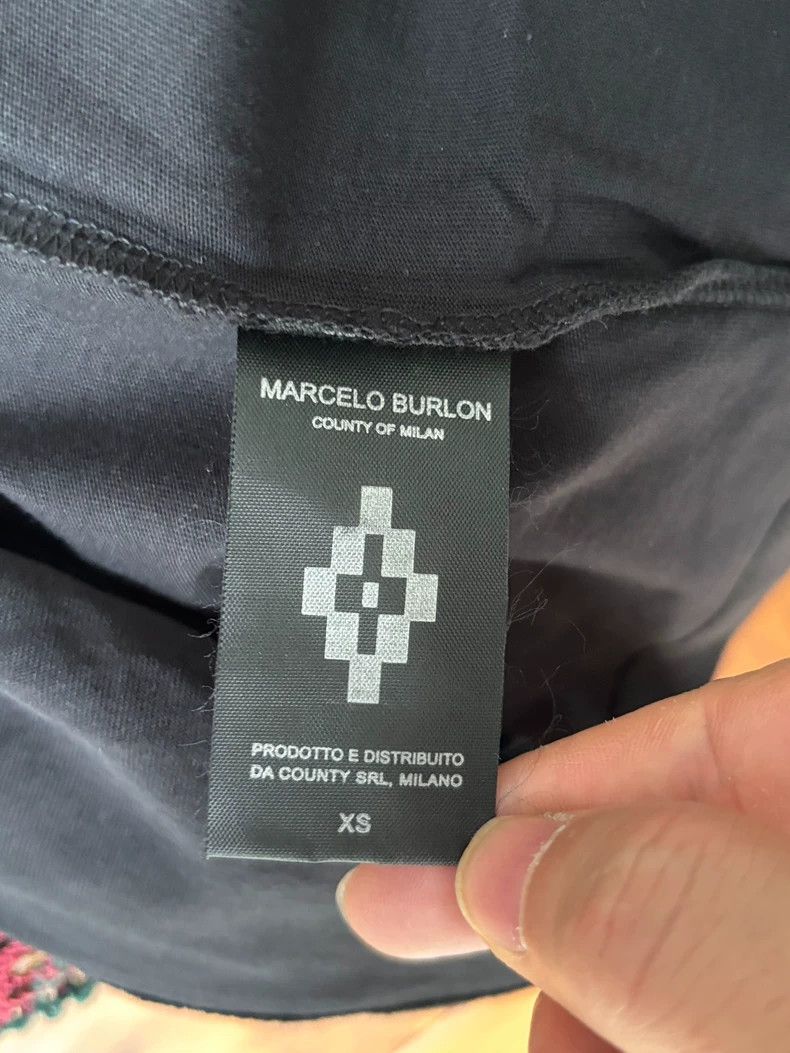 Marcelo Burlon Marcelo Burlon Black Short Sleeve T-Shirt Size US M / EU 48-50 / 2 - 4 Thumbnail