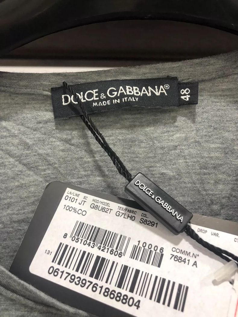 Dolce & Gabbana DG Madonna Graphic T-Shirt with Rolled Edges Size US L / EU 52-54 / 3 - 4 Thumbnail