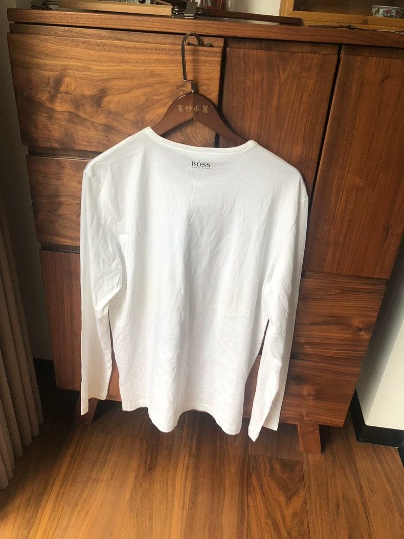Emporio Armani Long Sleeve T-Shirt with Blue Graphic Design Size US L / EU 52-54 / 3 - 9 Thumbnail