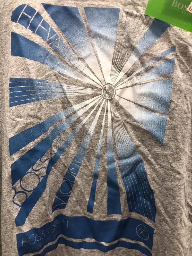 Emporio Armani Long Sleeve T-Shirt with Blue Graphic Design Size US L / EU 52-54 / 3 - 3 Thumbnail