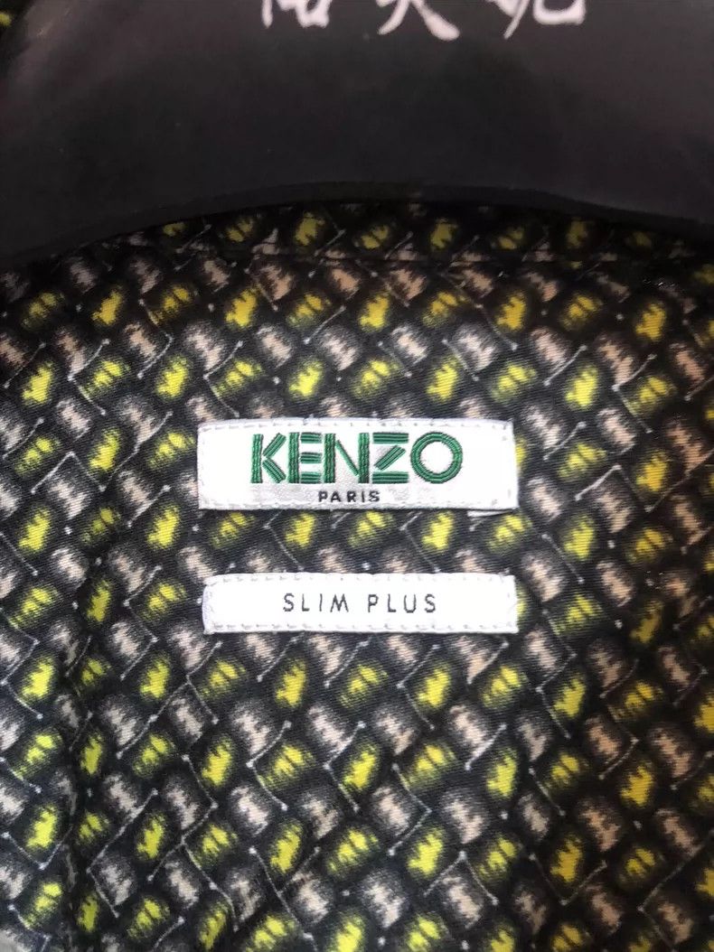 Kenzo Kenzo Short Sleeve Shirt with Unique Pattern Size US M / EU 48-50 / 2 - 4 Thumbnail